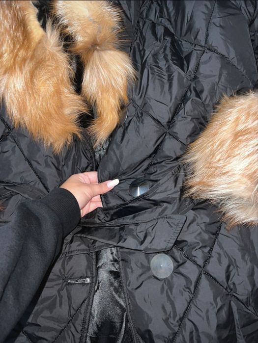 Geaca cu blana naturală