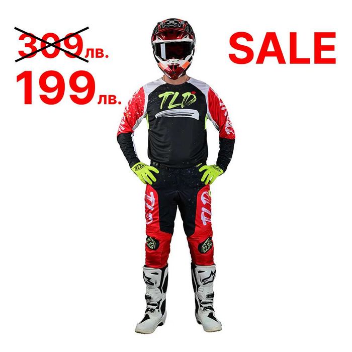 Премиум Мотокрос Екип TLD GP PRO 34/L (Чисто нов)