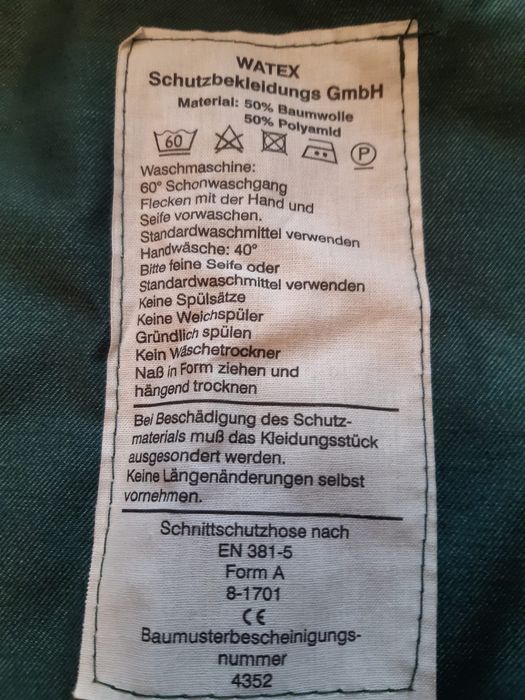 Echipament protectie drujba