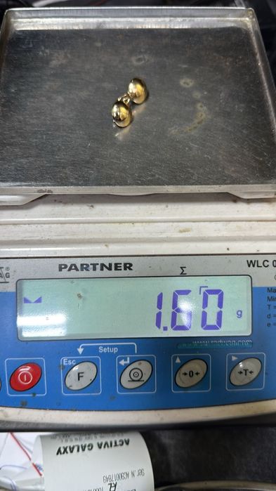 Cercei vechi din aur14k model bilă