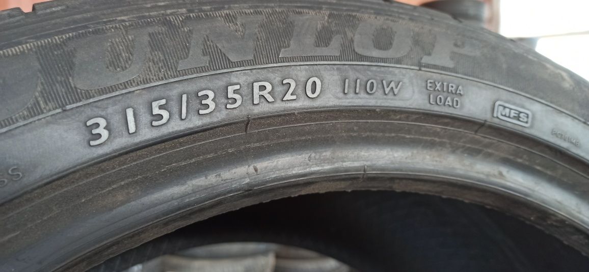 Шины 315/35 R20 Dunlop из Германии