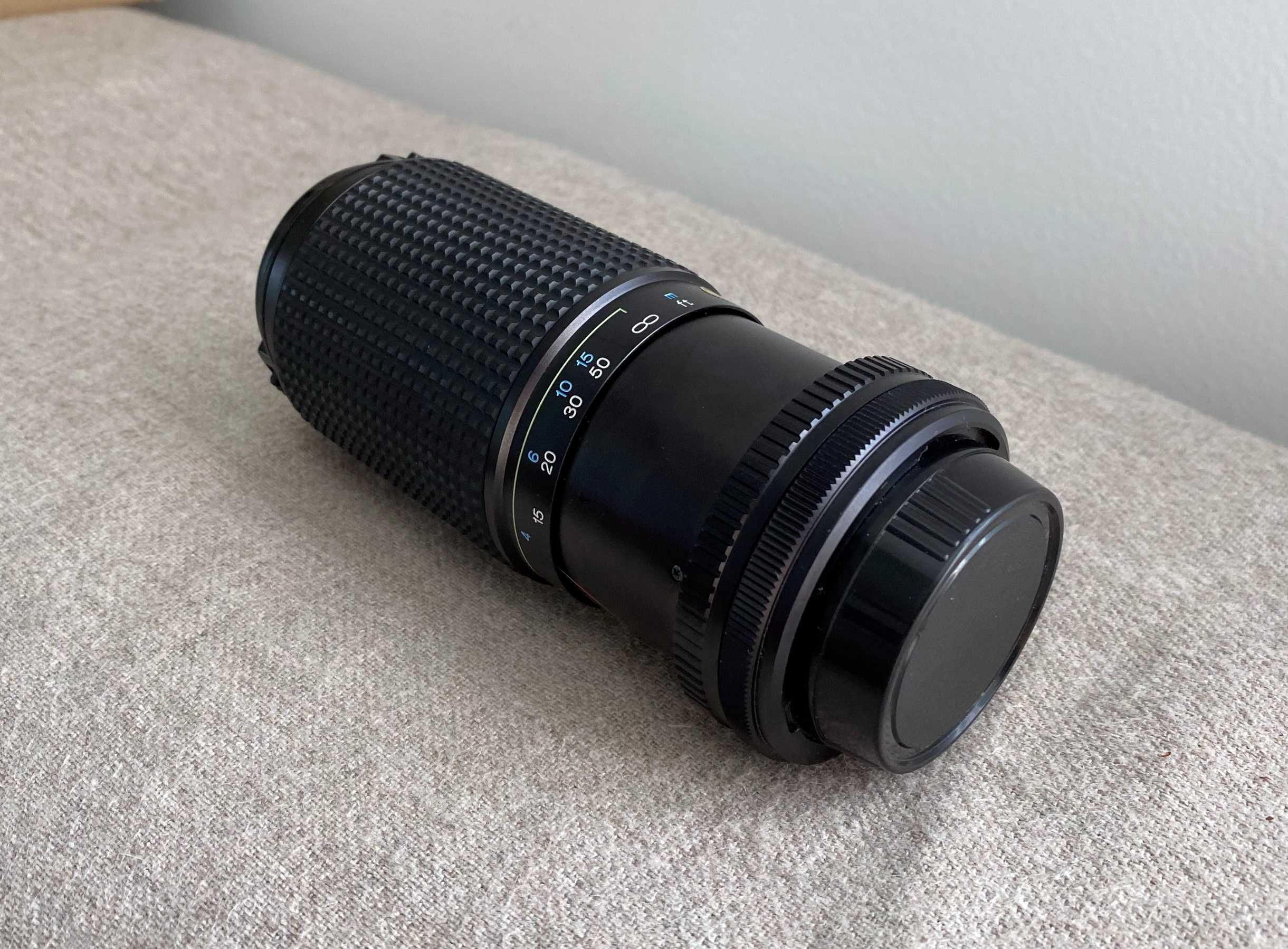 Teleobiectiv obiectiv Tokina RMC 80-200mm f4 - pt Canon FD - colectie