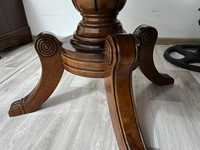 Круглый стол деревянный