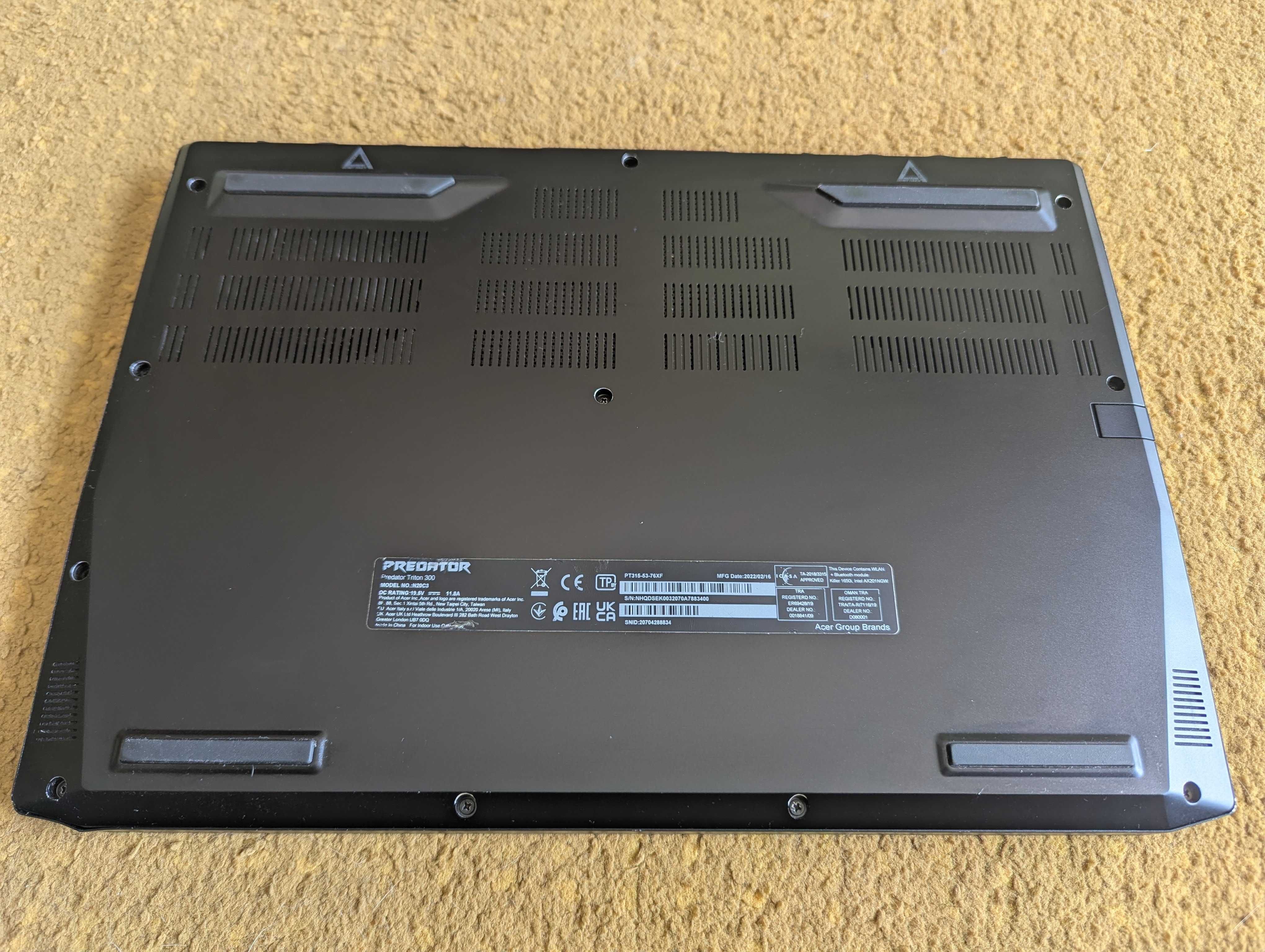 Acer Predator Triton 300 | RTX 3070 8GB (100W)| i7-11800H | 32GB | 1TB
