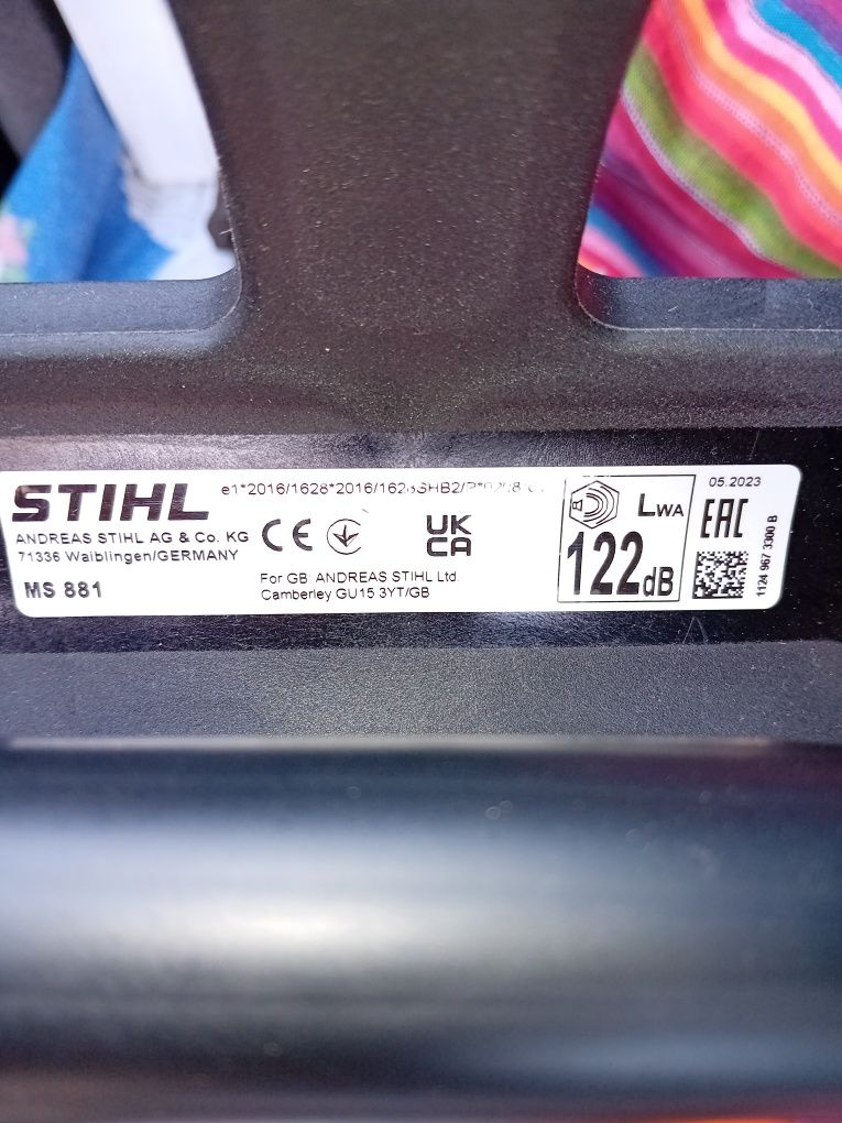 Stihl MS 881 NOU!