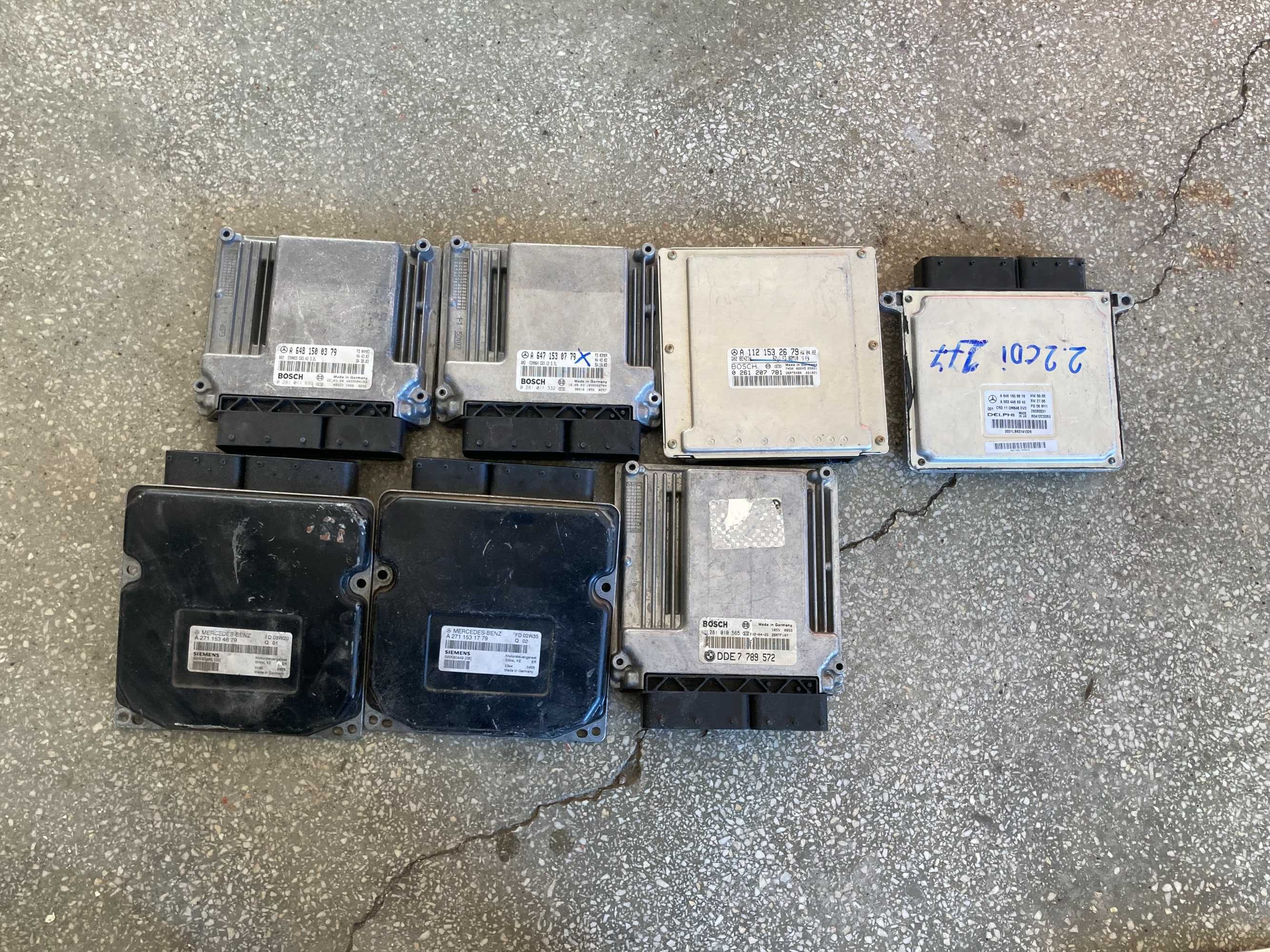 Компютър еку ecu електронен блок двигател Мерцедес Е270 2.7цди в211