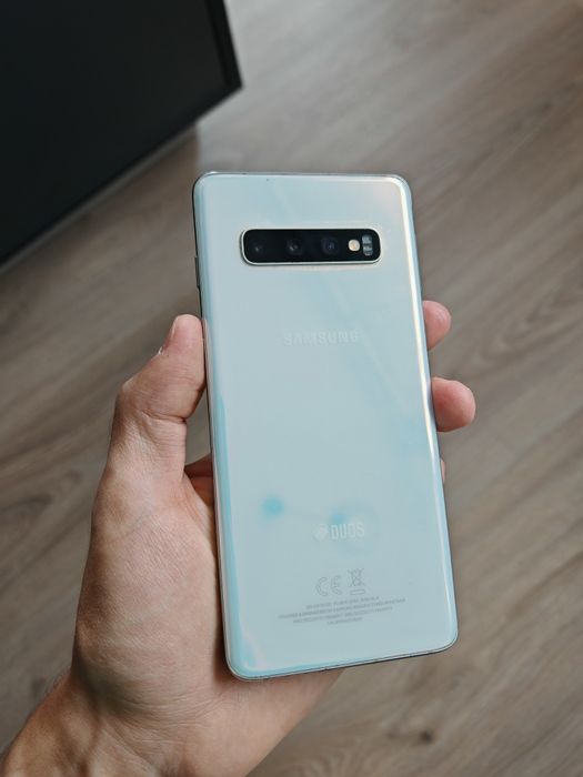 Samsung Galaxy s10 prism white 128 GB in stare perfecta + 3 huse