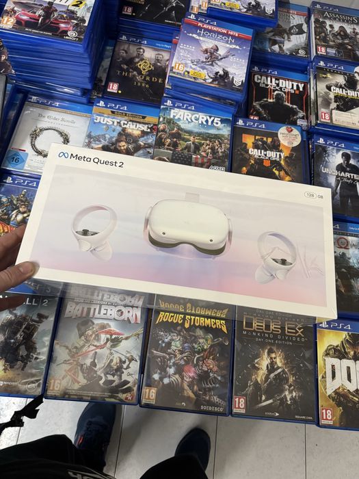 Meta Quest 2 nou, sigilat 128 GB – pachet complet VR