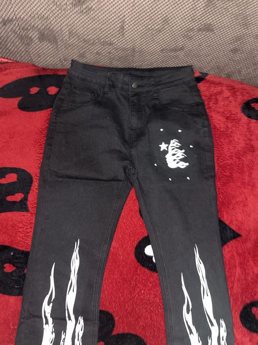 Blugi Flared Black ( Hellstar )