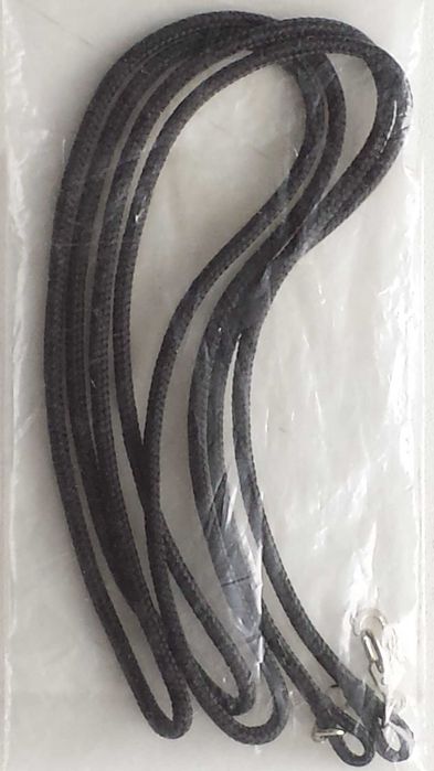 Нейлоновый шнурок тоненький черный на шею новый PAT.