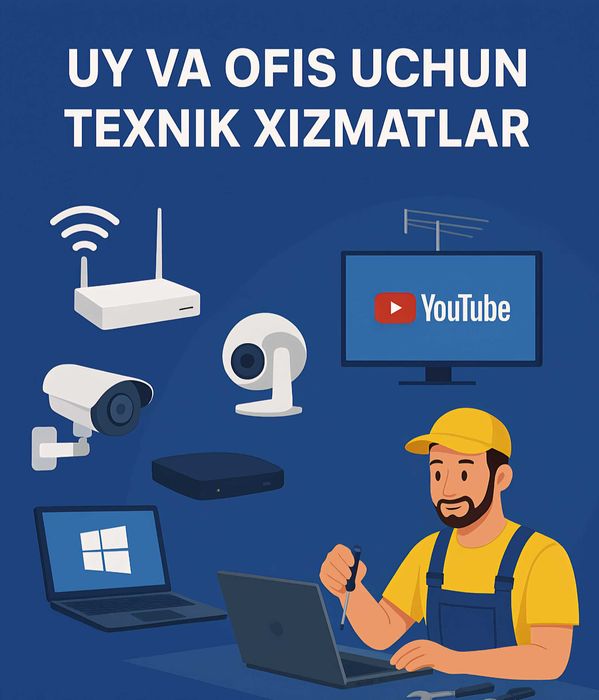Televizor va texnika sozlash Настройка телевизоров и техники