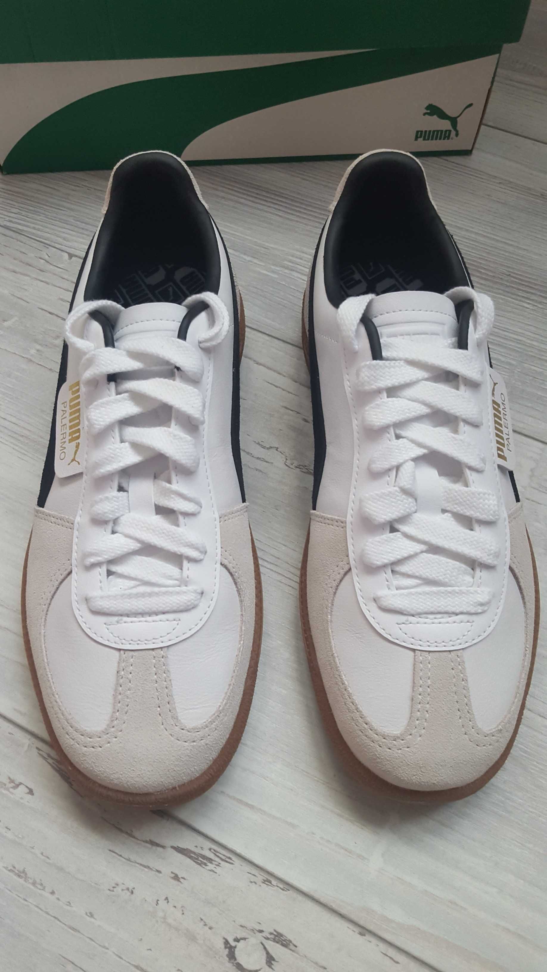 Нови мъжки кожени оригинарни маратонки PUMA PALERMO Lth EUR42 UK8