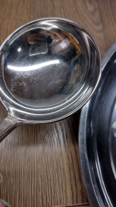 Голям посребрен черпак 31,5 см.