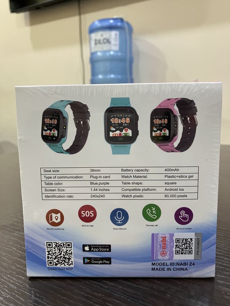 Nabi мактаб ёшидаги болалар учун smartwatch