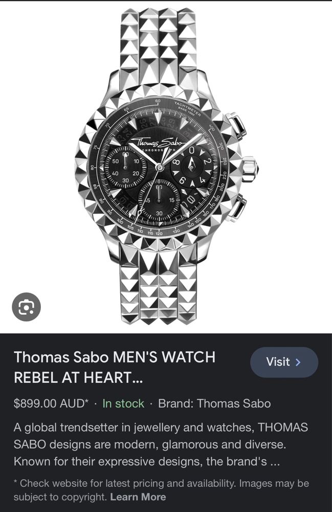 Thomas Sabo носен много малко