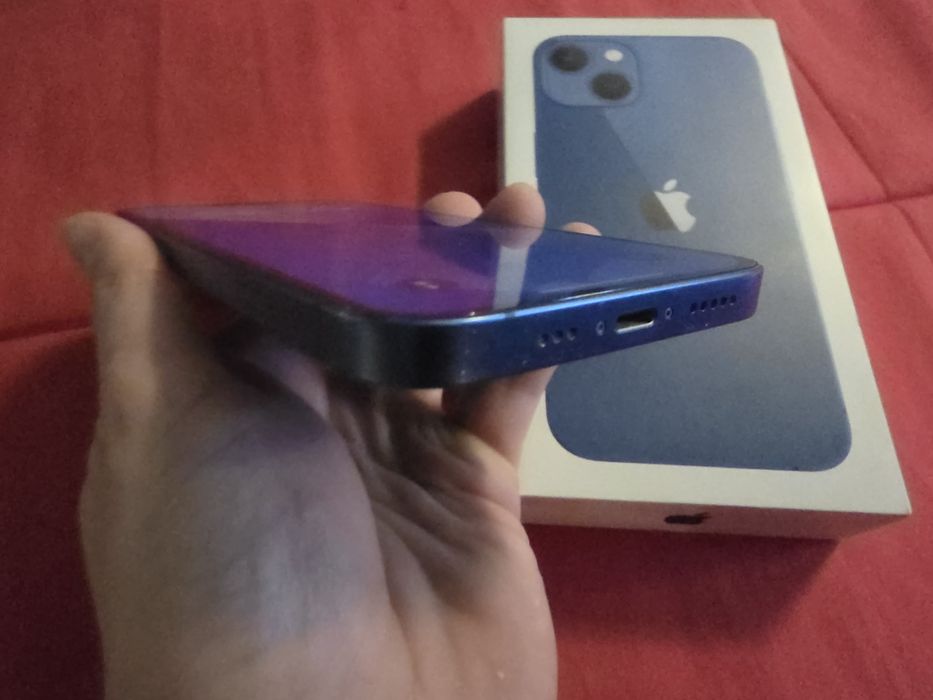 -Iphone 13, ca Nou, 128Gb, 6Ram, Blue, bat: 100%, ireprosabil, nici un