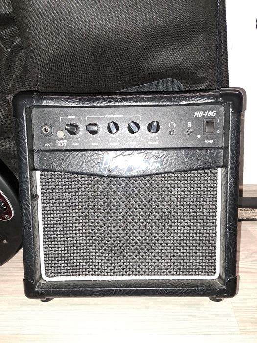 Chitara electrica Harley Benton ST-20HSS SBK Standard Series kit