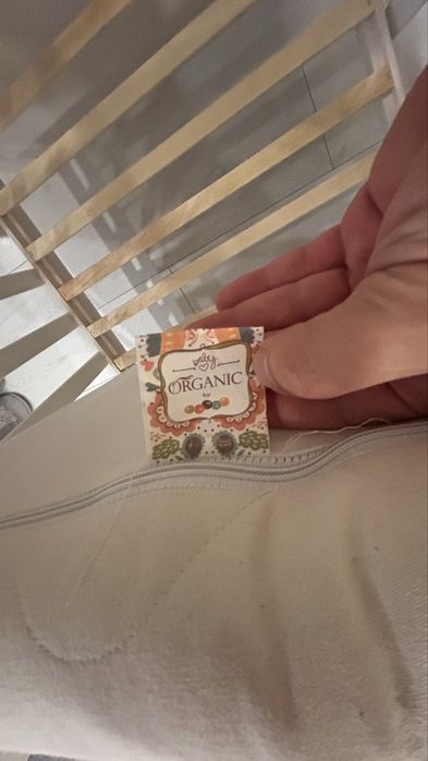 Детска дървена кошара с матрак