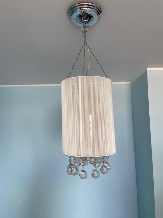 2 Lămpi/ Candelabre cu cristale