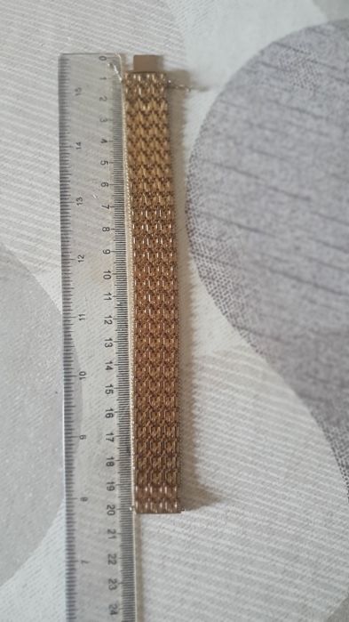 Vand bratara suflata cu aur