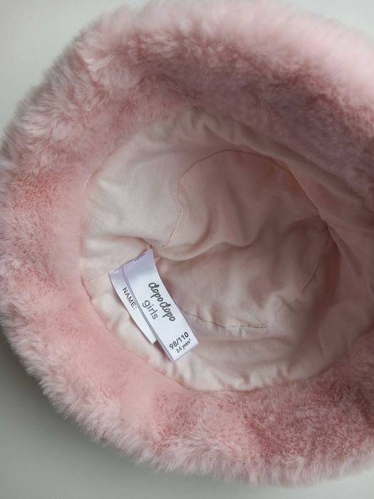 Детска зимна шапка за момиченце - мече размер 98-110см - 3-4г.