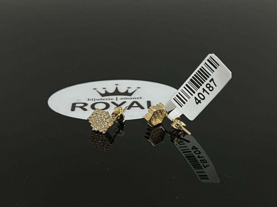 Bijuteria Royal CB : Cercei dama aur 14k 1,94gr