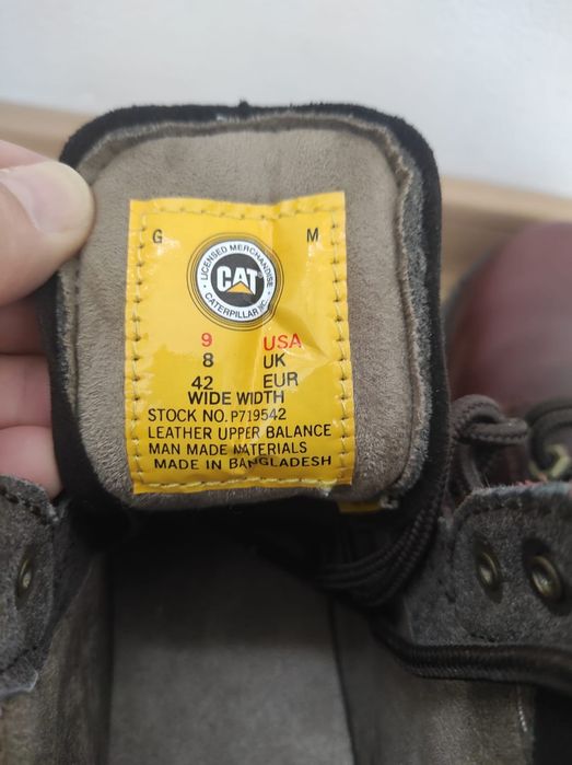Ghete barbati Cat Caterpillar Colorado 42