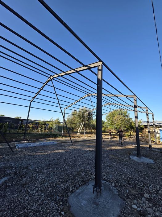 Vand structura metalica 10x20x4 ideală pentru service auto