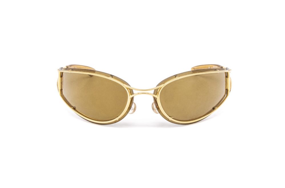Dior Trailer Park 41C vintage ochelari de soare aurii / Gold