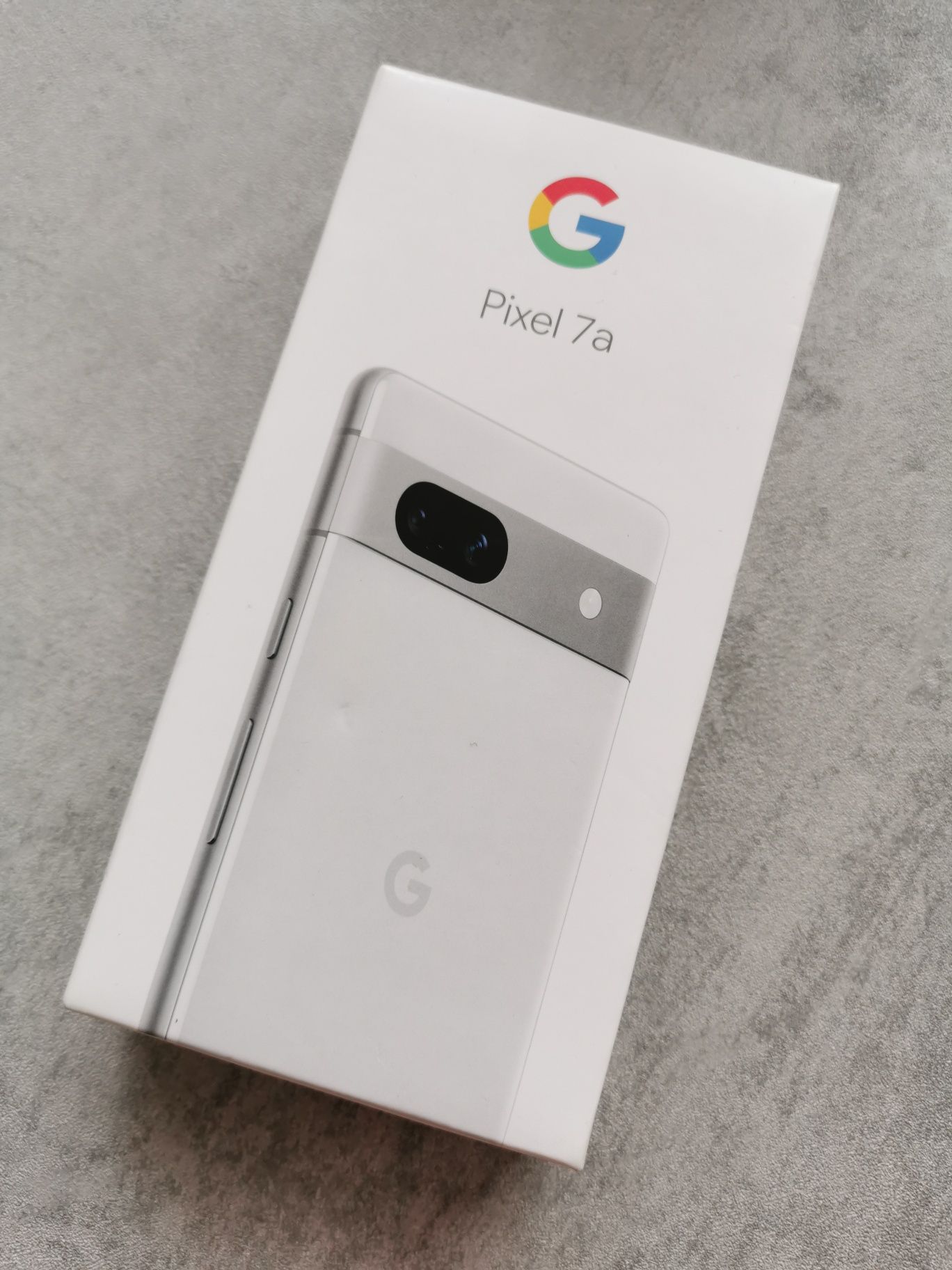 Telefon mobil Google Pixel 7a, Dual SIM, 128GB, 8GB RAM, 5G, Snow