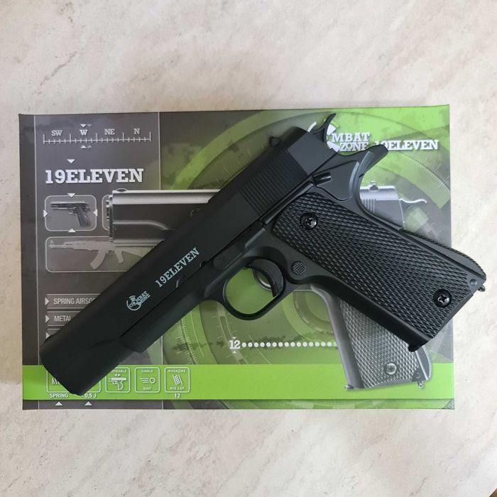 Pistol airsoft Combat Zone Colt 19Eleven metal slide spring