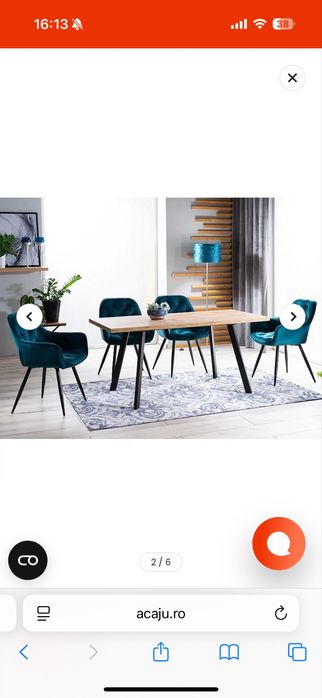 Masa dining/ de bucatarie extensibila