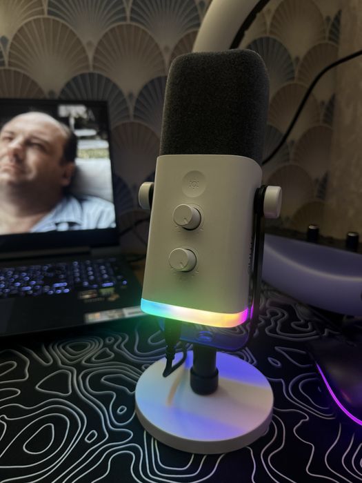 Микрофон Fifine AM8 white белый