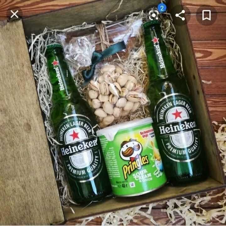 Мъжки подарък, кутия, букет, за рожден ден, имен ден, свети валентин