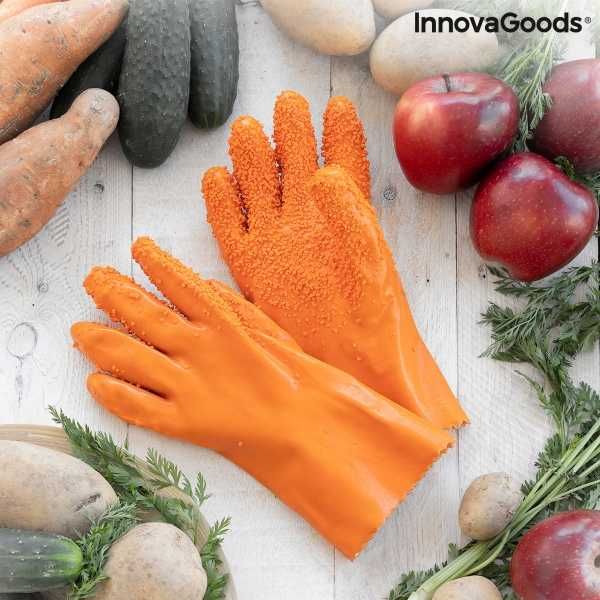 Mănuși pentru Curățat și Decojit Legume și Fructe Gloveg InnovaGoods