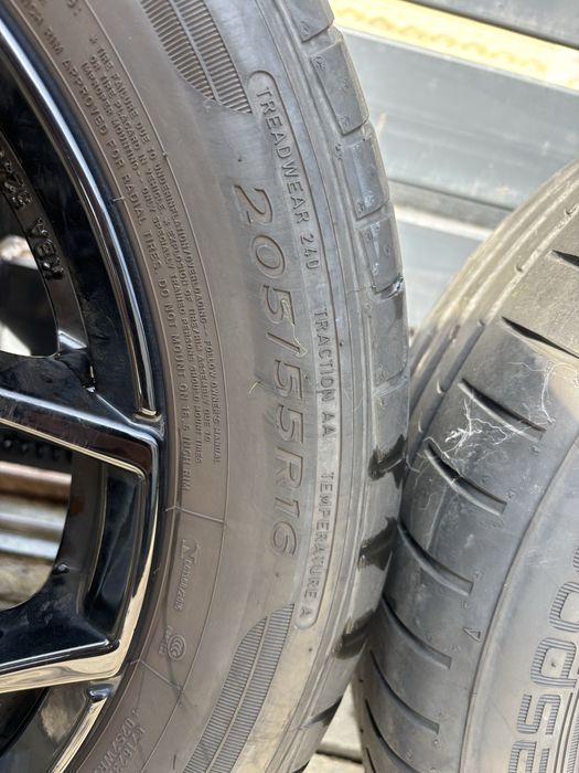 Jante Rial Lucca R16 + anvelope Dunlop Sport Blue Response