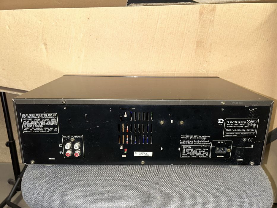 Technics deck rs tr 575 inregistat cu ambele casete