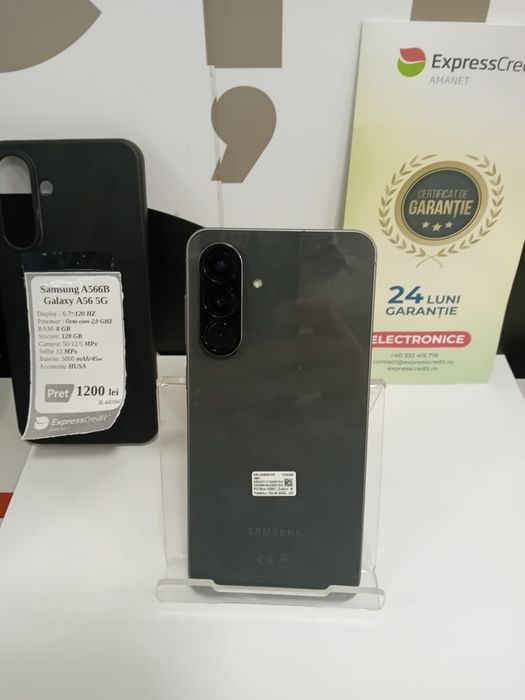 Samsung A56 5G 8/128gb [Ag24 Harlau b44266) Garantie 2 ani
