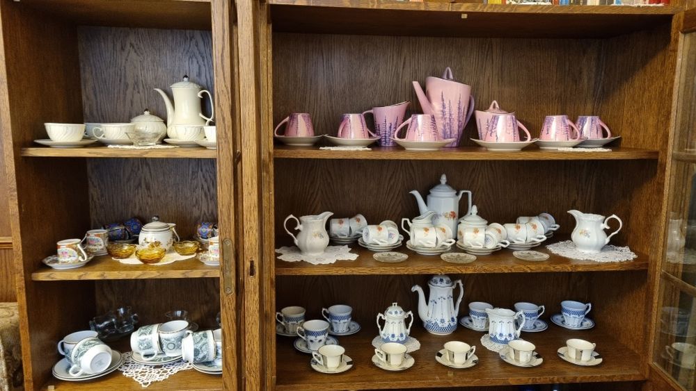 Seturi cani cești cafea portelan, ceramica