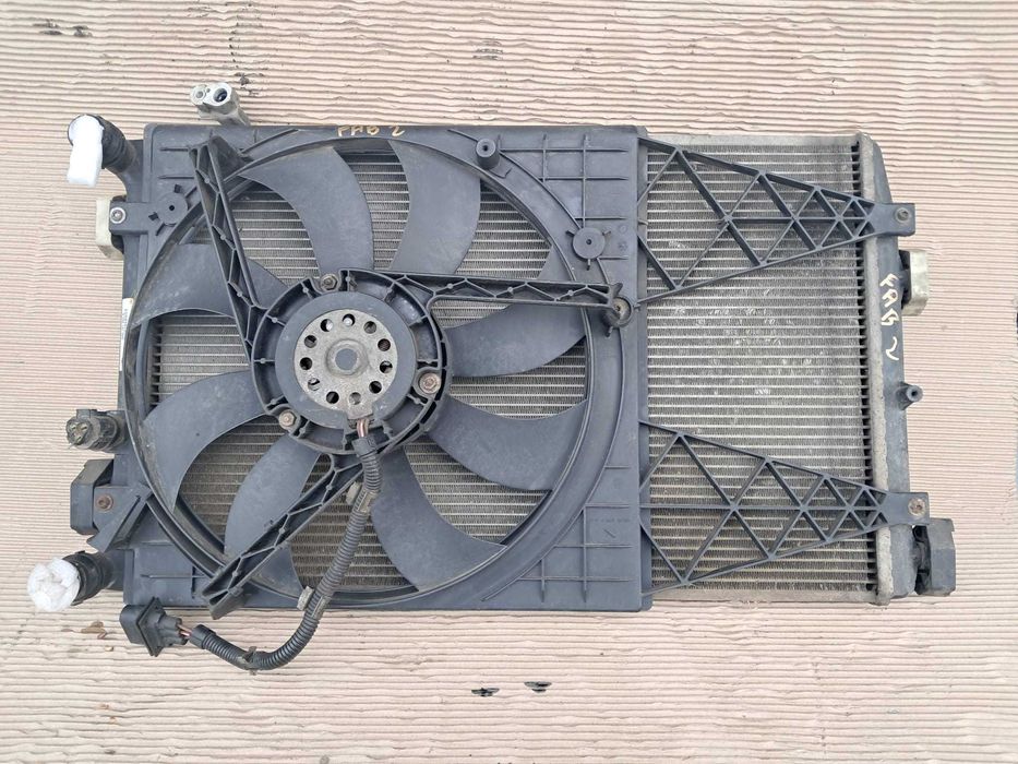 Skoda Fabia 2 Vw Polo, radiator APA si AC plus electroventilator GMV