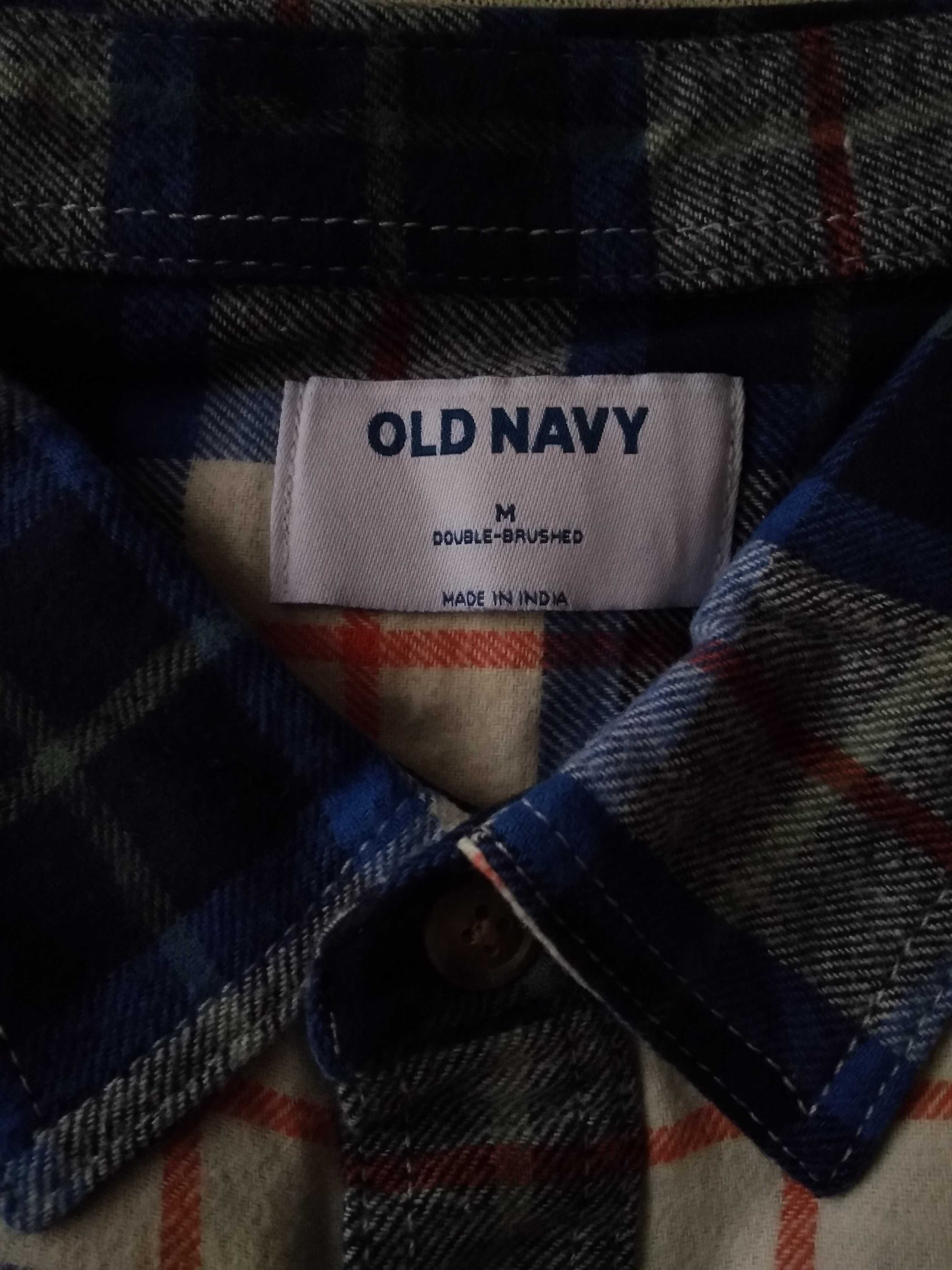 Новые из США Old Navy фланелевые теплые рубашки размер С и М