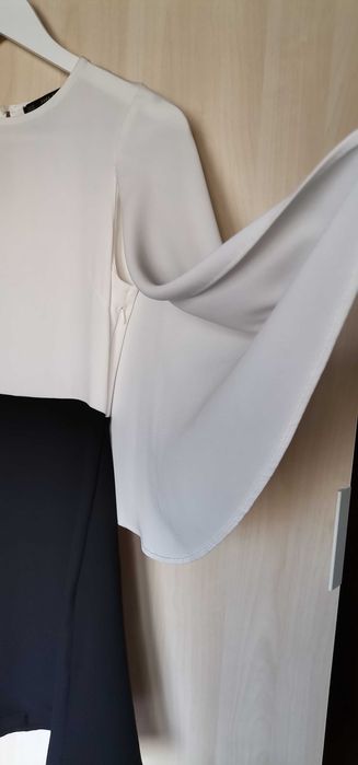 Rochie dama eleganta mini cu capa ZARA Basic  marimea XS ca noua