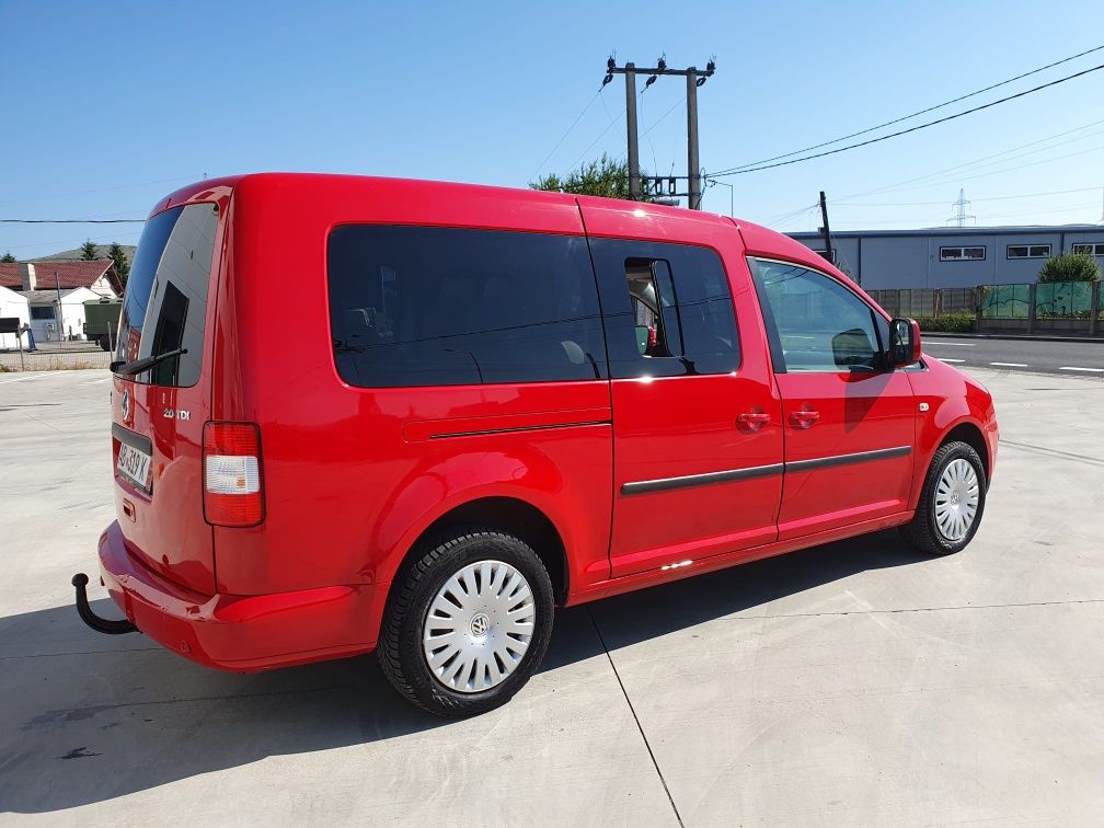 Vw caddy MAX  2010 2.0 TDI 140CP 7 locuri