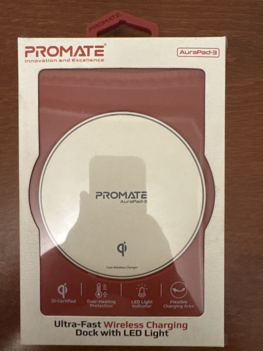 Încărcător Wireless Promate AuraPad-3, Fast Charge