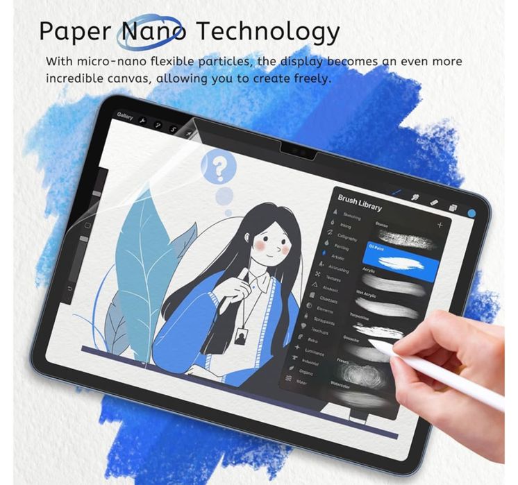 Folie protectie ecran Ipad Pro 11” 2024 paper feel