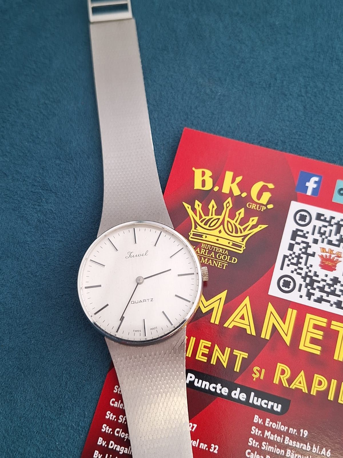 Ceas Juwel aur 14K Amanet BKG