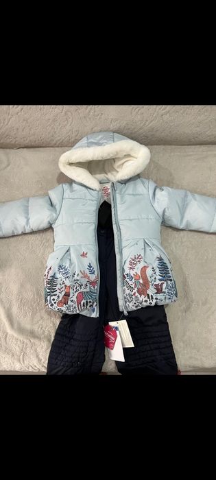 Детский комбинезон (куртка+штаны) новые р-р 104-110 на девочку