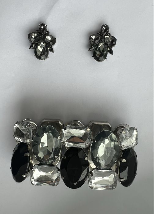 Set cercei / bratara/ accesoriu par