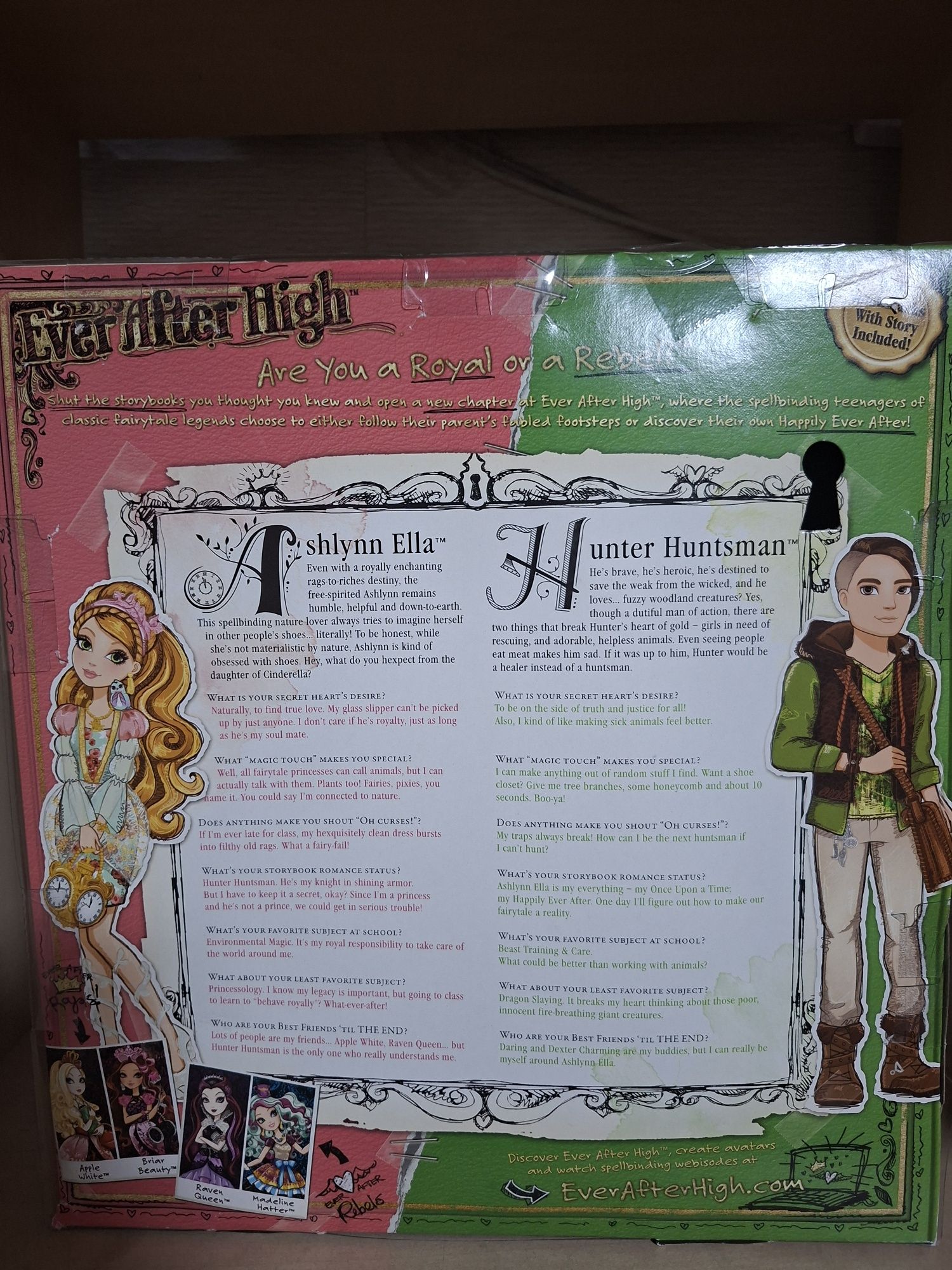 Евер афтер хай ever after high Эшлин Элла Хантер