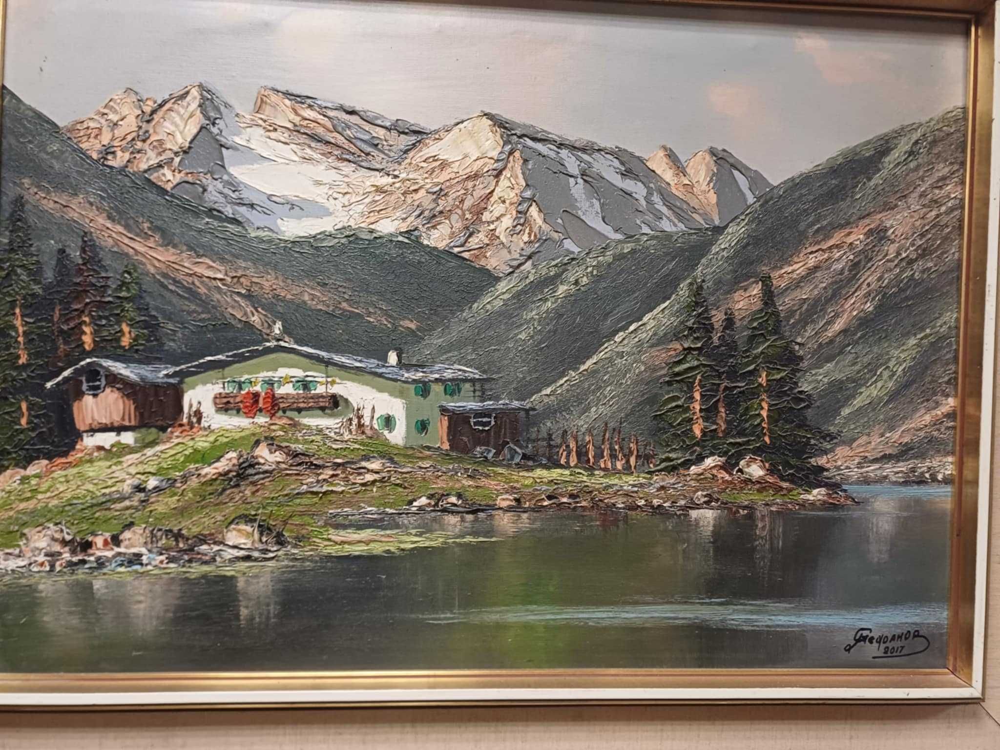 Картина рисувана със шпакли